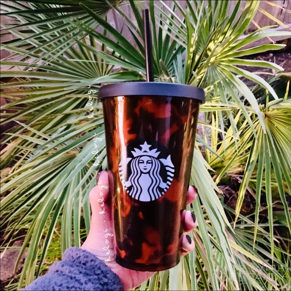 🐯LAST SET🐯Starbucks Tortoise & Black Tumbler Set - Picture 2 of 6
